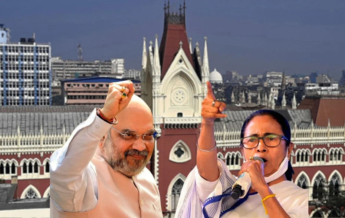 BSF personnel monitoring the India-Bangladesh Border fencing in West Bengal.